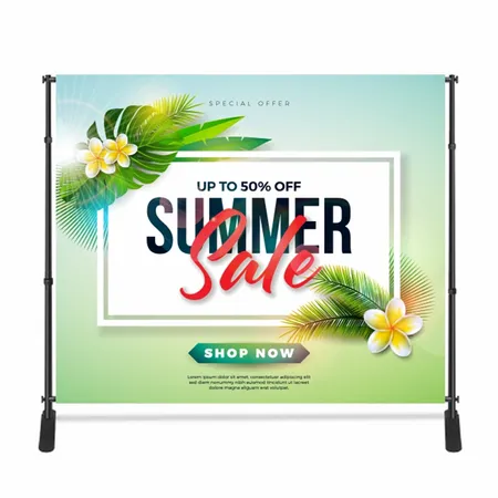 Adjustable Stand Banners - Imprint Now - CA
