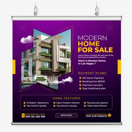 Hanging Clamp Bar Banners - Imprint Now - CA