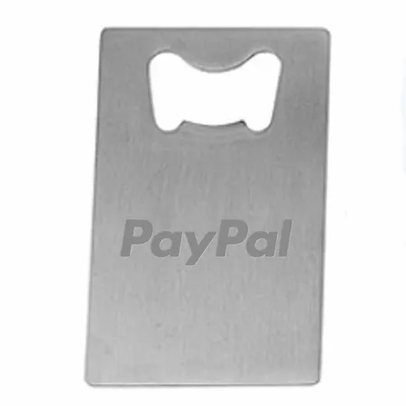 Card-shaped Bottle Opener Keychain