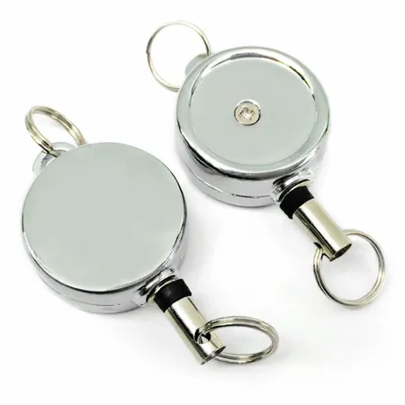 Silver Reel Keychain Silver Reel Keychain - Imprint Now - CA