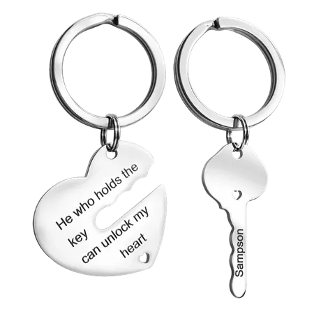 Metal Keychain for Couples - Imprint Now - CA