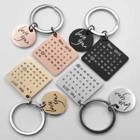 Charming Metal Keychain - Imprint Now - CA