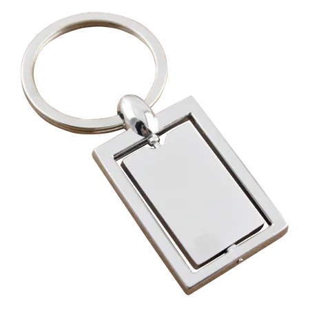 Spinning Square Metal Keychain - Imprint Now - CA