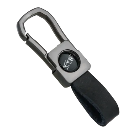 Gun Metal Caribiner Keychain - Imprint Now - CA