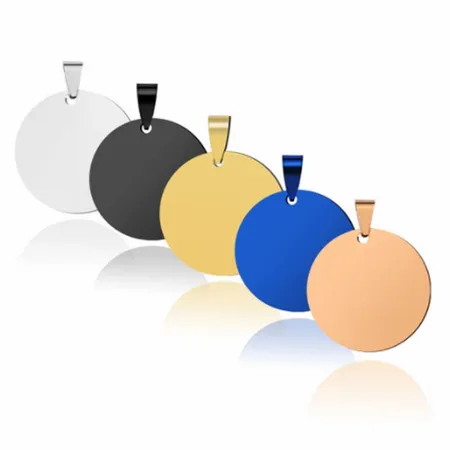 Full Colour Circle Metal Keychain - Imprint Now - CA