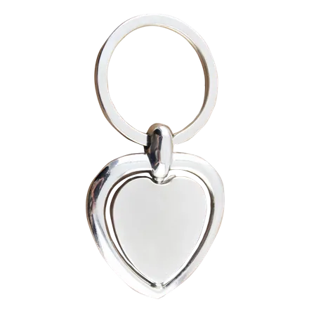 Spinning Heart Metal Keychain - Imprint Now - CA