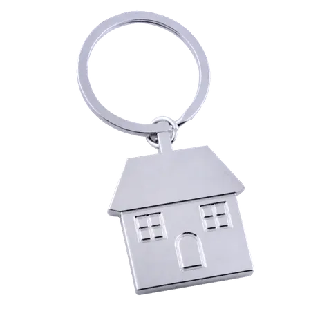Happy Home Metal Keychain - Imprint Now - CA