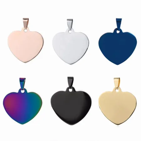 Full Colour Heart Metal Keychain - Imprint Now - CA