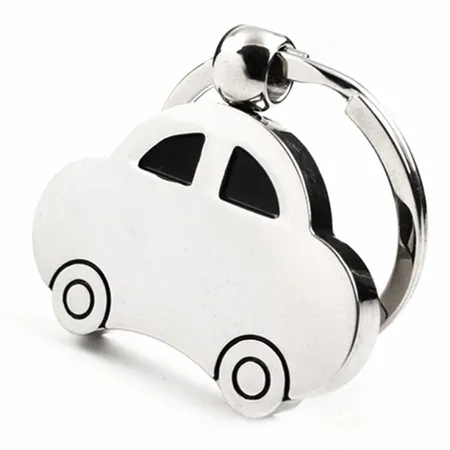 Car Shaped Metal Keychain - Imprint Now - CA