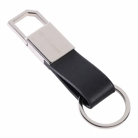 Sturdy Ring Leather Keychain Sturdy Ring Leather Keychain - Imprint Now - CA