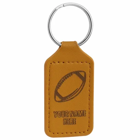 Durable Debossed Leather Keychain Durable Debossed Leather Keychain - Imprint Now - CA