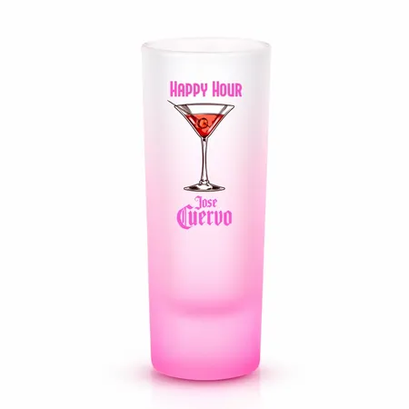 Tall Shot Glass - Coloured & Frosted - Imprint Now - CA