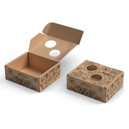 Printed Hollow Kraft Mailer Box - Imprint Now - CA
