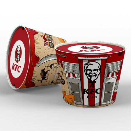 Paper Food Bucket - Imprint Now - CA