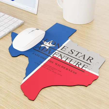 Custom Shape Die Cut Mouse Pad Custom Shape Die Cut Mouse Pad - Imprint Now - CA
