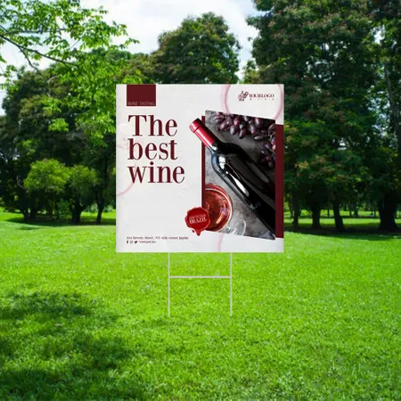 30 cm x 30 cm Yard Sign