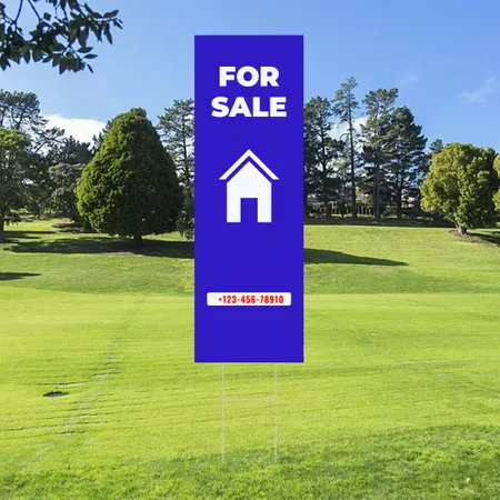 15 cm x 46 cm Yard Sign