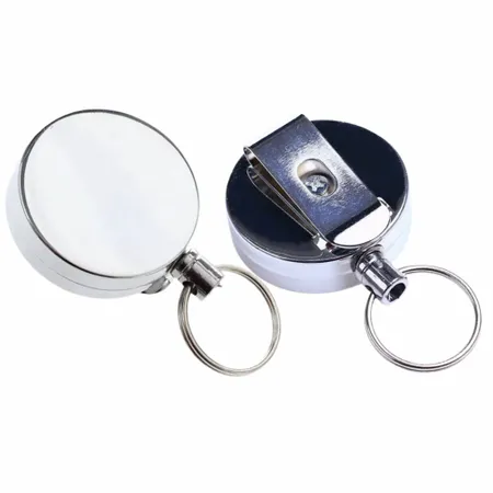 Compact Reel Keychain Compact Reel Keychain - Imprint Now - CA