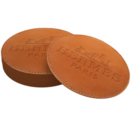 Leather Coasters - Imprint Now - CA