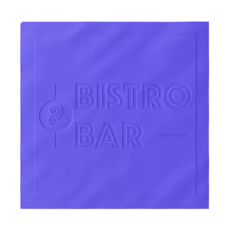 Custom Debossed Beverage Napkin - Imprint Now - CA