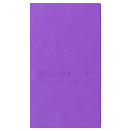 Custom Debossed Guest Towel Napkin - Imprint Now - CA