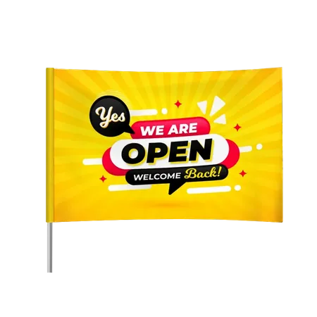 Rectangle Flag - Imprint Now - CA