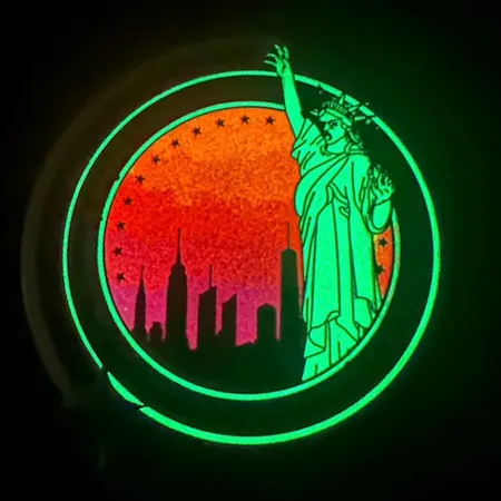 Glow In The Dark Badge Glow In The Dark Badge - Imprint Now - CA