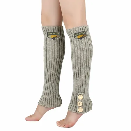 Button Trace Leg Warmer - Imprint Now - CA