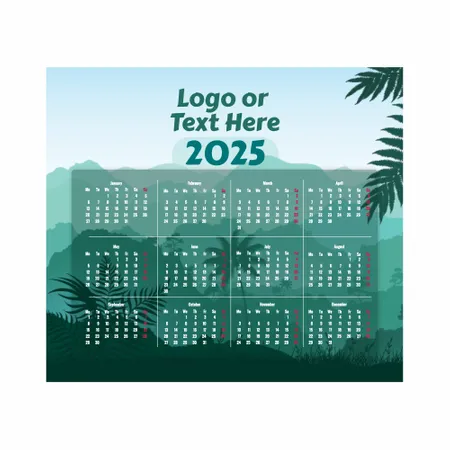 Nature Mouse Pad with Calendar - Imprint Now - CA