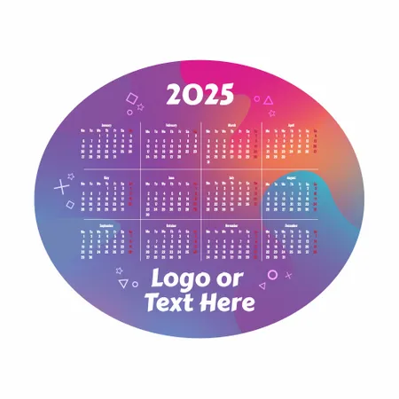 Colorful Gradient Calendar Mouse Pad - Imprint Now - CA
