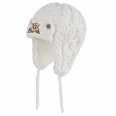 Cosy Cotton Kid Beanies with Earflaps - Imprint Now - CA