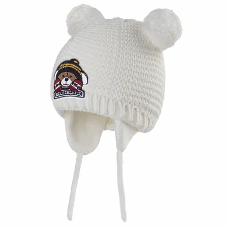 Mouse Ears Cotton Kid Beanies with Earflaps - Imprint Now - CA