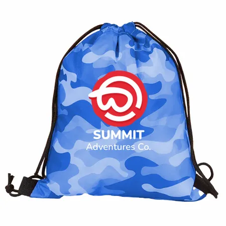 Camouflage Drawstring Bag Camouflage Drawstring Bag - Imprint Now - CA