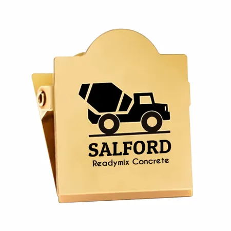 Brass Binder Clips - Imprint Now - CA