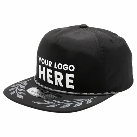 Pitbull Cambridge PB307 5 Panel Unstructured Hat Bay Leaf Snapback - Imprint Now - CA