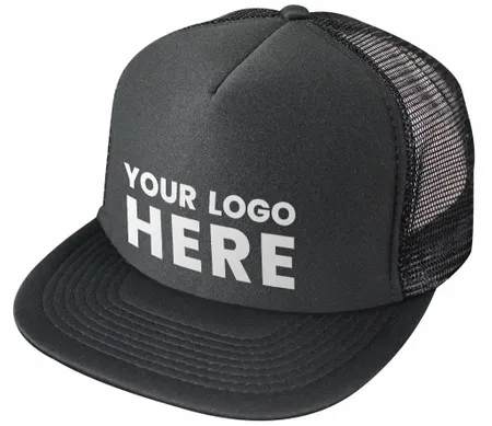 Nissun Cap 5 Panel Foam Trucker Hat Flat Bill - 5FBC - Imprint Now - CA