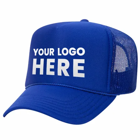 Otto 5-Panel High Crown Foam Trucker Hats, Mesh Back Cap - 39-165 - Imprint Now - CA