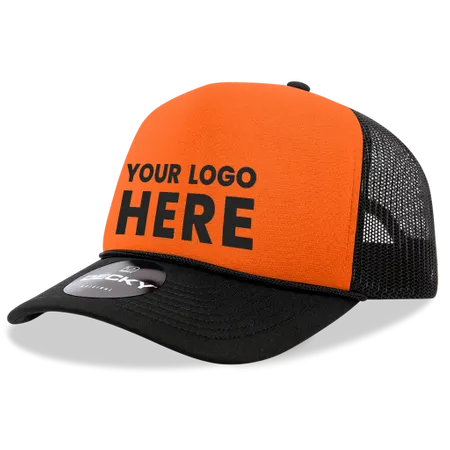 Decky 220 Blank 2-Tone Neon Foam Trucker Hats - Imprint Now - CA