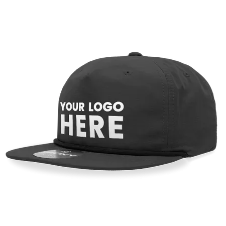 Decky 6032 - Classic Rope Cap, 5 Panel Flat Bill Hat, Snapback - Imprint Now - CA