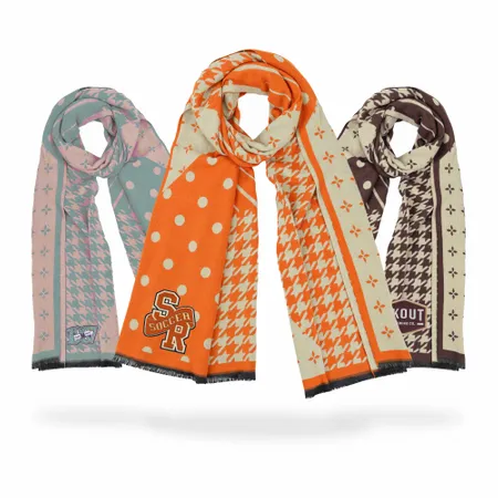 Cosy Cotton Polyester Scarves - Imprint Now - CA