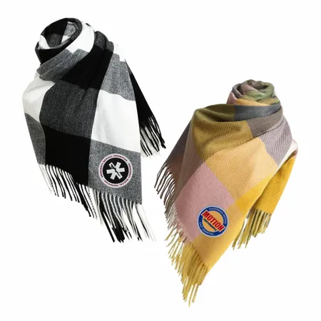 Plush Polyester Scarves - Imprint Now - CA