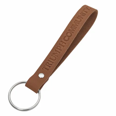 Leather Keychain Leather Keychain - Imprint Now - CA