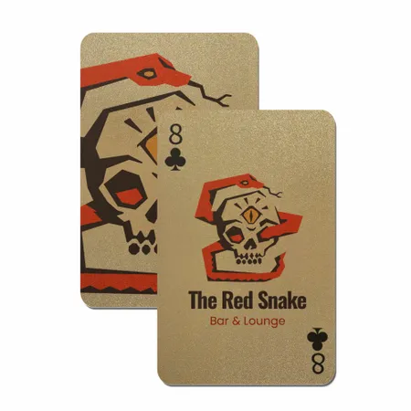 Gold Glitter Playing Cards - Imprint Now - CA