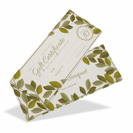 Gift Certificate Card - Imprint Now - CA