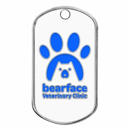 Hard Enamel Metal Dog Tags - Imprint Now - CA