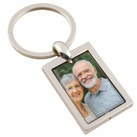 Spinning Square Metal Keychain - Imprint Now - CA