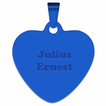 Full Colour Heart Metal Keychain - Imprint Now - CA