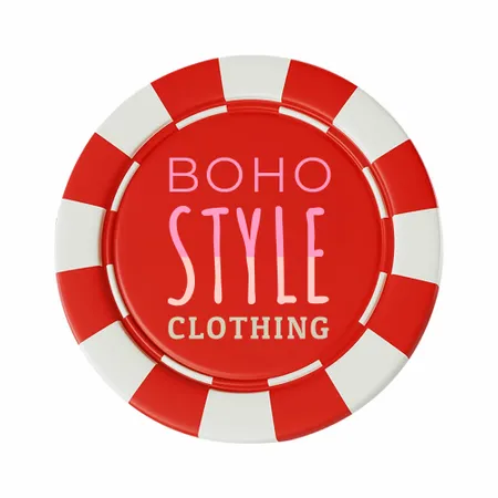 8 Stripe Custom Poker Chips - Inlay - Imprint Now - CA