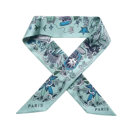 Silk Hair Tie Scarf - Imprint Now - CA