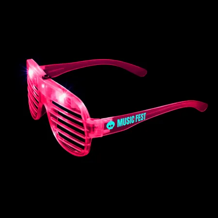 Light-Up LED Slotted Glasses - Imprint Now - CA